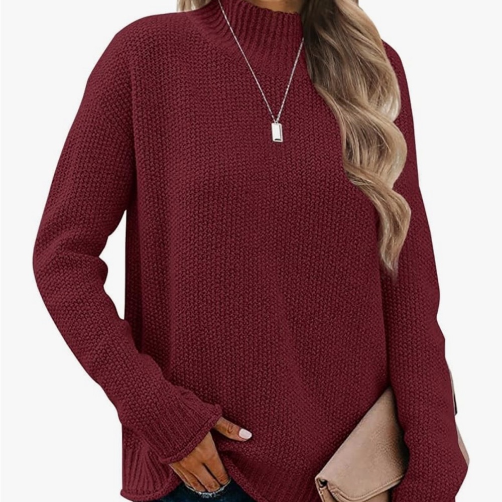 Women’s Cozy Red Sweater